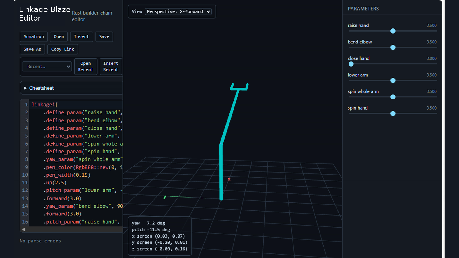 Editor preview